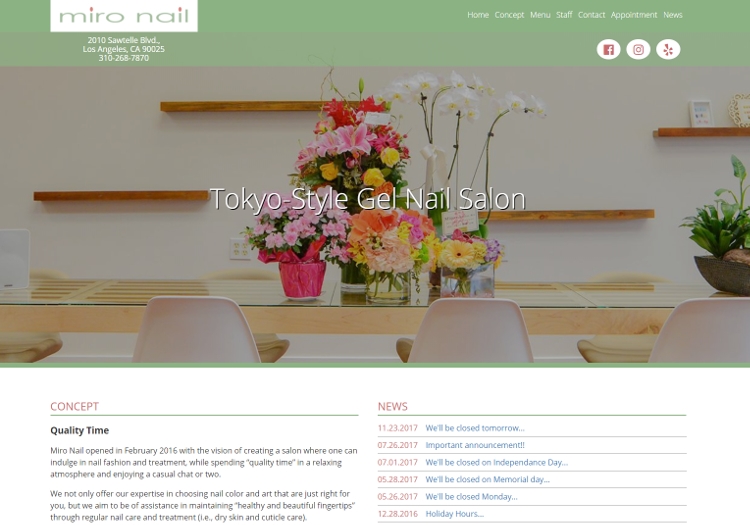 portfolio project nail site